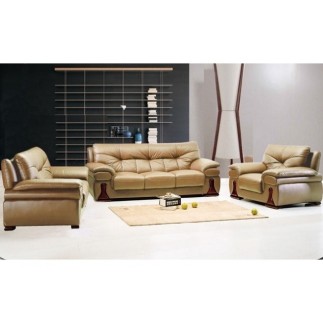 Solde de paiement : commande Ensemble OXFORD 3 pièces: composé d'un canapé 3 places + 2 fauteuils en cuir luxe italien vachette,