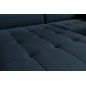 Canapé d'angle convertible - en tissu, avec rangement, bleu, angle gauche, GOVIA, 3 places
