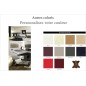 Lit en cuir italien de luxe ELEGANCE, personnalisé, 160x200