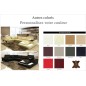 Canapé d'angle en cuir italien 7 places BEST, personnalisé, angle gauche