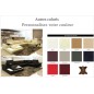 Canapé d'angle en cuir italien 7 places BEST, personnalisé, angle droit