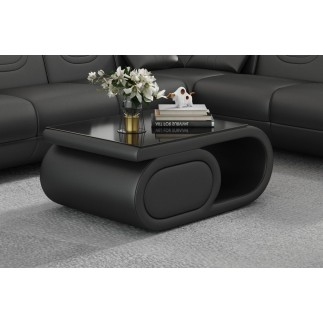 Table basse design LUXIA, noir uni