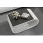Table basse design LUXIA, blanc uni