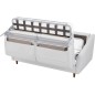 Canapé 3 places convertible en tissu de luxe HANS, blanc