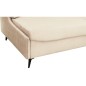 Canapé 3 places convertible en velours de luxe BOGAR, beige
