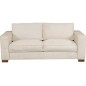 Canapé 3 places convertible en velours cottelé de luxe TEX, beige clair