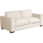 Canapé 3 places convertible en velours cottelé de luxe TEX, beige clair