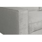 Canapé 3 places convertible en velours cottelé de luxe TEX, gris clair