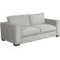 Canapé 3 places convertible en velours cottelé de luxe TEX, gris clair