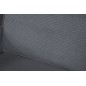 Canapé 3 places convertible en velours cottelé de luxe TEX, gris foncé