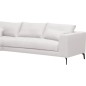 Canapé d'angle en tissu luxe 5 places, BERGAMO, blanc, angle gauche (vu de face) Canapé d'angle en tissu luxe 5 places, BERGAMO, blanc, angle gauche (vu de face)