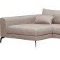 Canapé d'angle en tissu luxe 5 places, BERGAMO, beige, angle gauche (vu de face) Canapé d'angle en tissu luxe 5 places, BERGAMO, beige, angle gauche (vu de face)