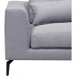 Canapé d'angle en tissu luxe 5 places, BERGAMO, gris, angle droit(vu de face) Canapé d'angle en tissu luxe 5 places, BERGAMO, gris, angle droit(vu de face)