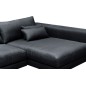 Canapé d'angle en tissu luxe 5 places, BERGAMO, gris foncé, angle droit (vu de face) Canapé d'angle en tissu luxe 5 places, BERGAMO, gris foncé, angle droit (vu de face)