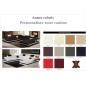 Canapé d'angle en cuir italien 8 places PERFECT, couleur personnalisée, angle gauche Canapé d'angle en cuir italien 8 places PERFECT, couleur personnalisée, angle gauche