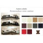 Canapé d'angle en cuir italien 6/7 places LOFT, couleur personnalisée, angle droit