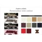 Canapé d'angle en cuir italien 7 places SICILE, couleur personnalisée, angle droit