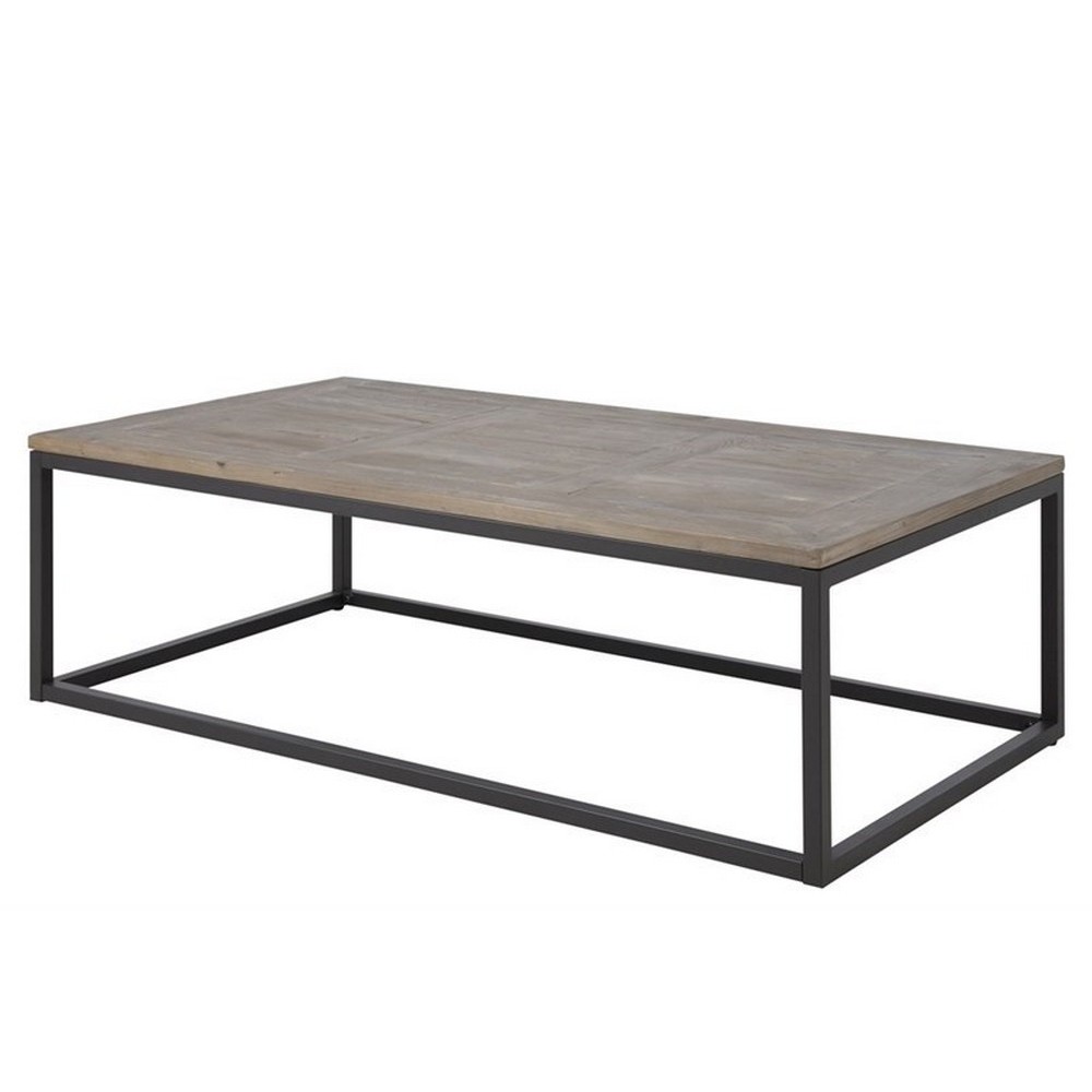 Table basse design, dessus en bois pin massif, ROCA, Longueur: 130 cm Largeur: 70 cm Hauteur : 40 cm.