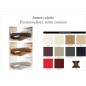 Canapé d'angle en cuir luxe italien 7 places ANGELO, couleurs personnalisées, angle droit