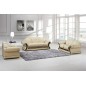 Canapé 3 places en cuir LUXE italien BRISTOL, beige