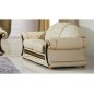 Canapé 2 places en cuir LUXE italien BRISTOL, beige