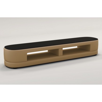 Meuble TV design STARO. Très joli modèle aux lignes tendances beige