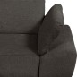 Canapé d'angle avec relax électrique en tissu Bellagio, marron foncé, angle gauche Canapé d'angle avec relax électrique en tissu Bellagio, marron foncé, angle gauche