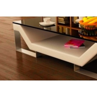 Table basse design PERLE, beige