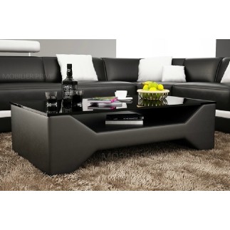 Table basse design LINA, noire