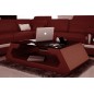 Table basse design ALMA, bordeaux