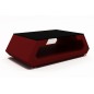Table basse design ALMA, bordeaux