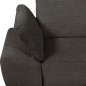 Canapé d'angle avec relax électrique en tissu Bellagio, marron foncé, angle droit Canapé d'angle avec relax électrique en tissu Bellagio, marron foncé, angle droit