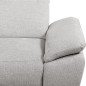 Canapé d'angle avec relax électrique en tissu Bellagio, gris, angle gauche Canapé d'angle avec relax électrique en tissu Bellagio, gris, angle gauche