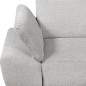 Canapé d'angle avec relax électrique en tissu Bellagio, gris, angle droit Canapé d'angle avec relax électrique en tissu Bellagio, gris, angle droit