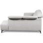 Canapé d'angle avec relax électrique en tissu Bellagio, gris, angle droit Canapé d'angle avec relax électrique en tissu Bellagio, gris, angle droit
