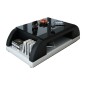 Table basse design VALINA, noir et blanc
