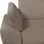 Canapé d'angle avec relax électrique en tissu Bellagio, taupe, angle droit