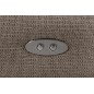 Canapé d'angle avec relax électrique en tissu Bellagio, taupe, angle droit