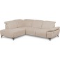 Canapé d'angle avec relax électrique en tissu Bellagio, beige, angle gauche Canapé d'angle avec relax électrique en tissu Bellagio, beige, angle gauche