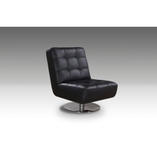 Fauteuil de bureau design LENI, noir