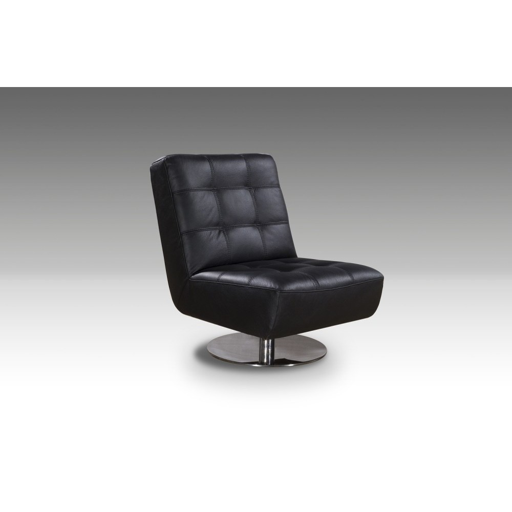Fauteuil de bureau design LENI, noir