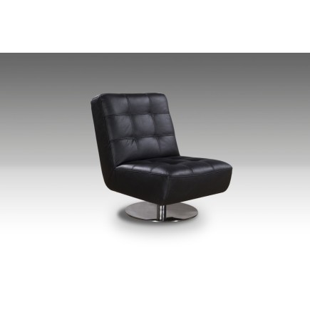 Fauteuil de bureau design LENI, noir