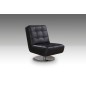 Fauteuil de bureau design LENI, noir