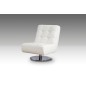 Fauteuil de bureau design LENI, blanc