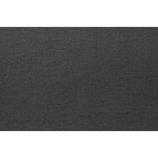 Canapé d'angle convertible ARMEL en tissu velours luxe 5 places, gris anthracite, avec coffre, angle droit (vu de face)