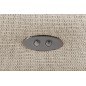 Canapé d'angle avec relax électrique en tissu Bellagio, beige clair, angle droit