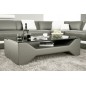 Table basse design LINA, gris foncé