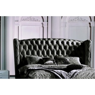 Lit design de luxe PRINCESSE, avec sommier à lattes, gris foncé 160x200