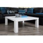 Table basse design, laqué brillant blanc, SPRINT