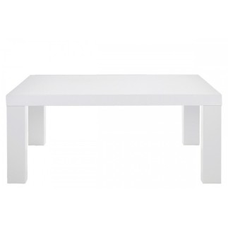 Table basse design, laqué brillant blanc, SPRINT
